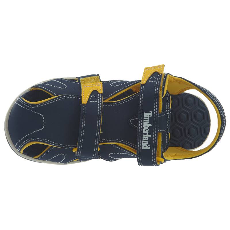 Lookbook (JR) Timberland Adventure Seeker Kind ''Navy Geel'' Sneakers. TB02570A