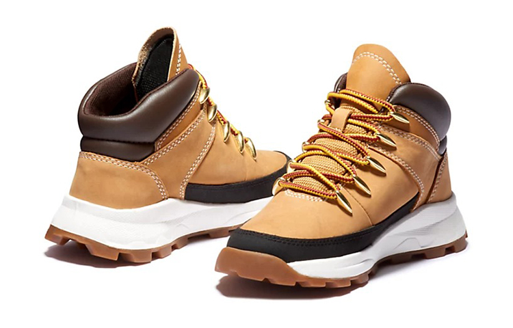 Shop (Youth) Timberland Brooklyn 'Brown Yellow' A4258231