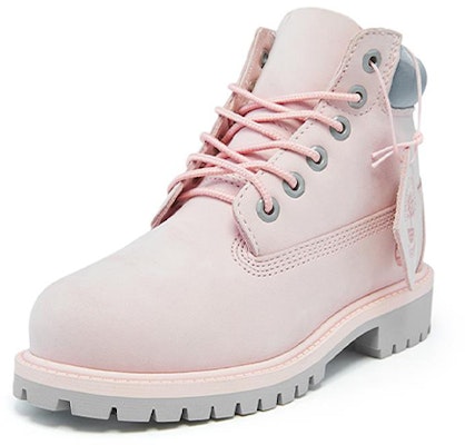 Timberland添柏蘭 休閒耐磨馬丁靴 大童 淺粉色 Lookbook Timberland添柏蘭 休閒耐磨馬丁靴 大童 淺粉色