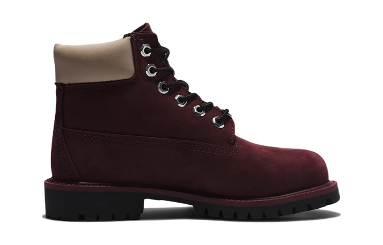 Order 大童 Timberland添柏瀾 舒適休閒 中筒 戶外靴 酒紅色