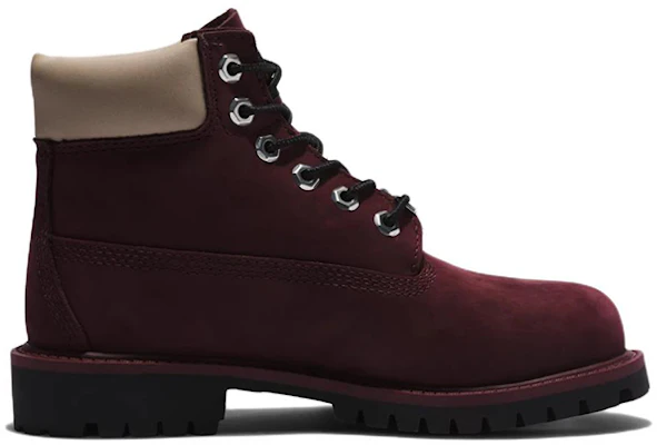 大童 Timberland添柏瀾 舒適休閒 中筒 戶外靴 酒紅色 Order 大童 Timberland添柏瀾 舒適休閒 中筒 戶外靴 酒紅色