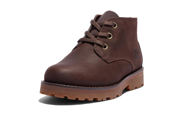 Lookbook 大童 Timberland添柏嵐 Courma Kid Chukka 耐磨防滑戶外靴 深棕色
