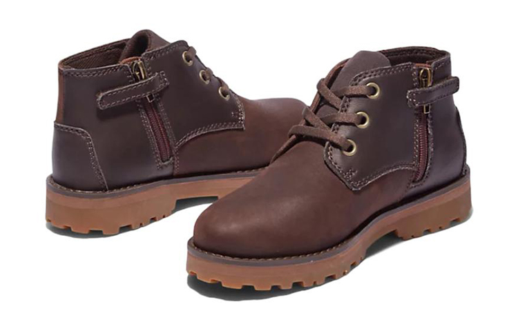 Purchase 大童 Timberland添柏嵐 Courma Kid Chukka 耐磨防滑戶外靴 深棕色