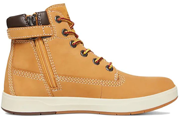 大童 Timberland添柏嵐 Davis Square 休閒 防滑耐磨 高筒 兒童板鞋 土黃色 Order 大童 Timberland添柏嵐 Davis Square 休閒 防滑耐磨 高筒 兒童板鞋 土黃色