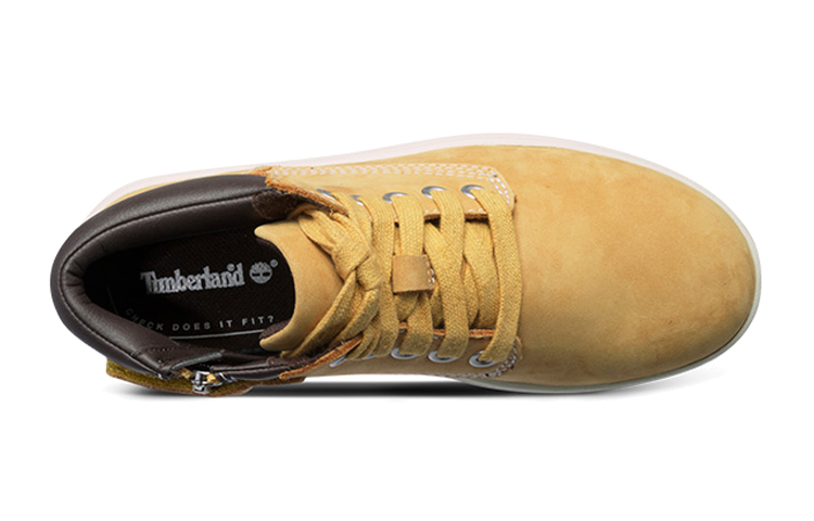 Shop 大童 Timberland添柏嵐 Davis Square 英倫耐磨舒適中筒休閒戶外靴 小麥色