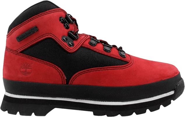 (Youth) Timberland Euro Hiker Little 'Red Black' 9676R Buy (Youth) Timberland Euro Hiker Little 'Red Black' 9676R