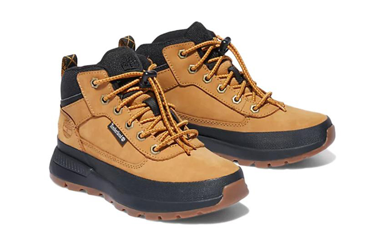 Shop (Youth) Timberland Field Trekker 'Black Yellow' A2FES231