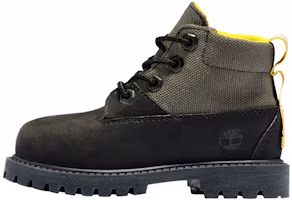 (Youth) Timberland High-Top Waterproof Martin Boots 'Black Grey' A2E4E (Youth) Timberland High-Top Waterproof Martin Boots 'Black Grey' A2E4E