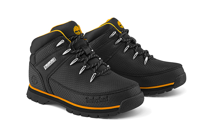 Shop (Youth) Timberland Hiker 'Black Work Boot' A2EWV