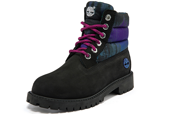Lookbook (JR) Timberland Mid-Top Sepatu Outdoor Kasual 'Black Print' A2KV9