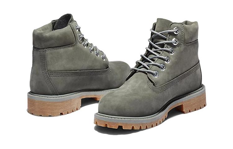 Shop (JR) Timberland Kasut But Luar Mid-Top 'Kelabu Gelap' A1VD7P20