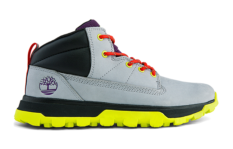 Order (JR) Timberland Scarpe da Corsa Mid-Top ''Grigio Nero'' A26J7