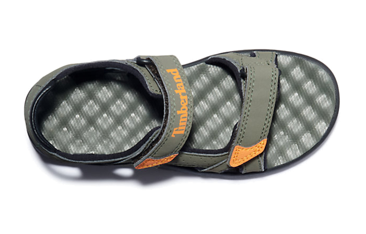 Lookbook (Youth) Timberland Perkins Row 'Green Black Velcro' TB0A23SYA58