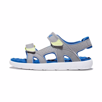(Youth) Timberland Perkins Row 'Grey Blue Velcro'