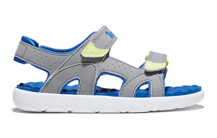 Order (Youth) Timberland Perkins Row 'Grey Blue Velcro' A2ATR