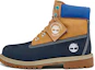 Buy (JR) Timberland Premium 6 Inch Wasserdichte Stiefel ''Weizen Blau Marine'' A2F3U