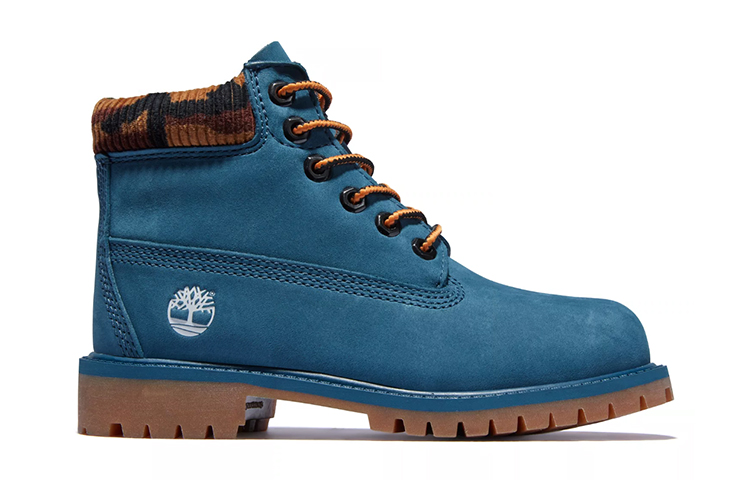Order (JR) Timberland Premium 6 Inch Waterproof Stiefel ''Blau Wildleder Nubuk Camo'' A2FNKBZ4