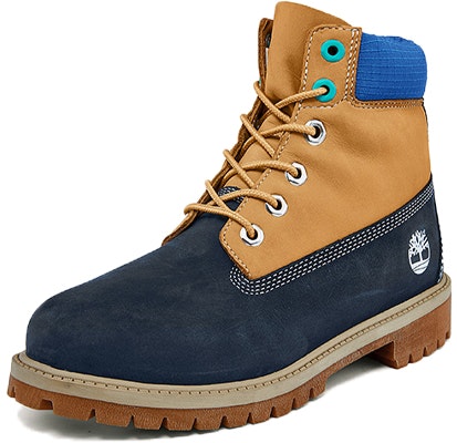 (Youth) Timberland Premium 6 Inch Waterproof Boots 'Wheat Blue Navy' A2F3U Lookbook (Youth) Timberland Premium 6 Inch Waterproof Boots 'Wheat Blue Navy' A2F3U