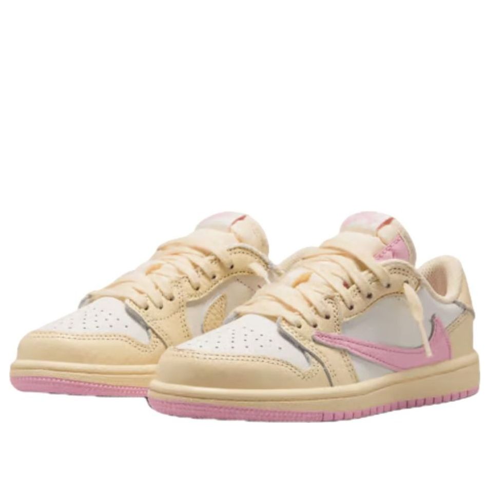 Order (Preschool) Travis Scott x Air Jordan Air 1 Low OG SP 'Shy Pink' IQ7605-100
