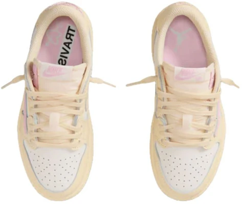 (Preschool) Travis Scott x Air Jordan Air 1 Low OG SP 'Shy Pink' IQ7605-100 Lookbook (Preschool) Travis Scott x Air Jordan Air 1 Low OG SP 'Shy Pink' IQ7605-100