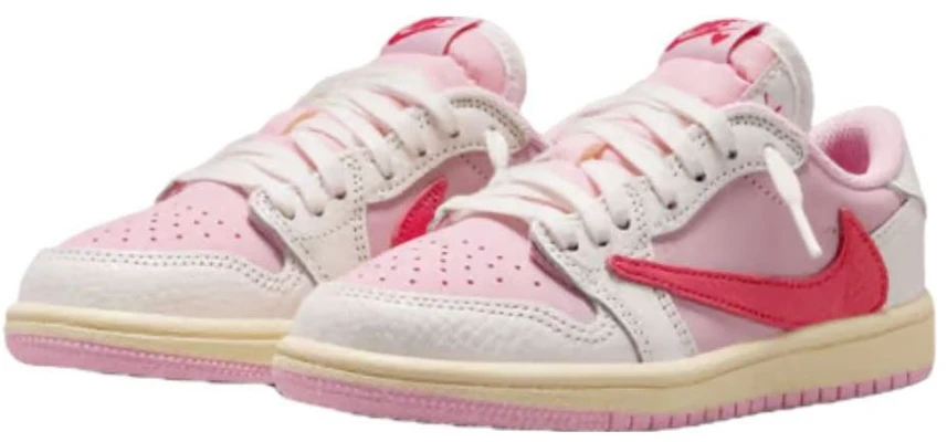 (Preschool) Travis Scott x Air Jordan Air 1 Retro Low OG 'Sail Tropical Pink' IQ7605-101 Order (Preschool) Travis Scott x Air Jordan Air 1 Retro Low OG 'Sail Tropical Pink' IQ7605-101
