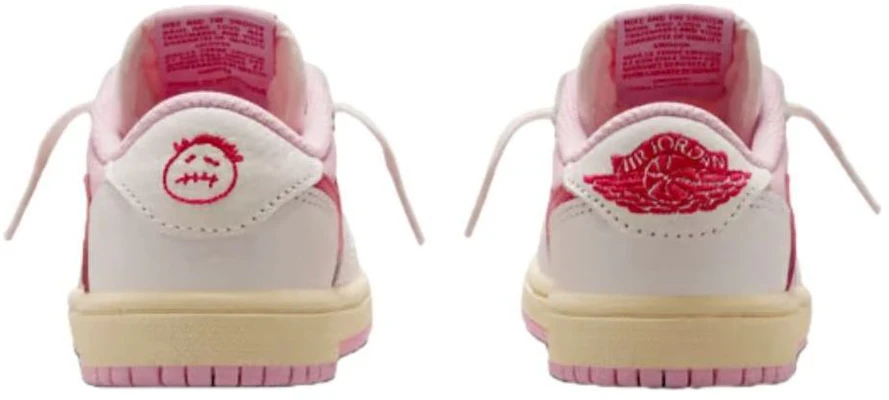(Preschool) Travis Scott x Air Jordan Air 1 Retro Low OG 'Sail Tropical Pink' IQ7605-101 Shop (Preschool) Travis Scott x Air Jordan Air 1 Retro Low OG 'Sail Tropical Pink' IQ7605-101