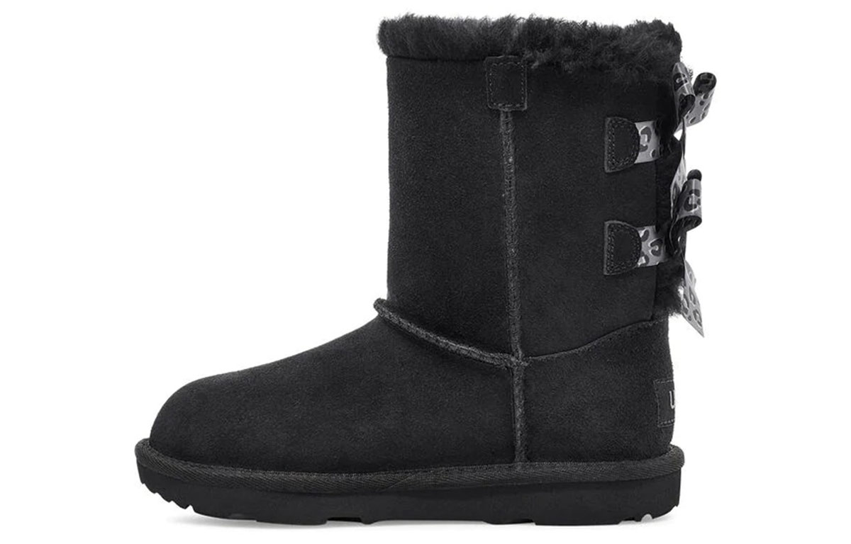 Buy UGG Bailey Bow II 雪地鞋 大童 黑色