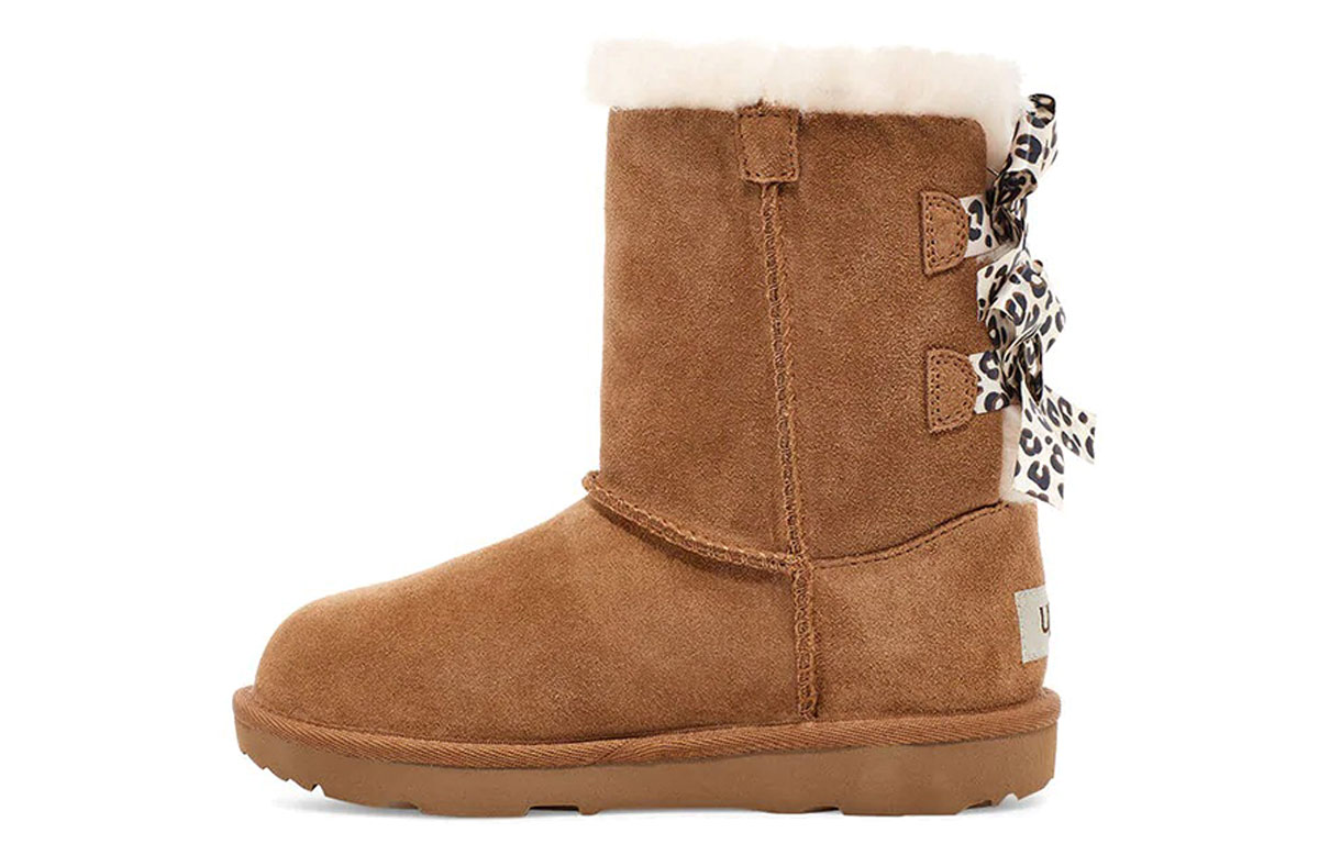 (Youth) UGG Bailey Bow II 'Chestnut' 1118835K-CHE