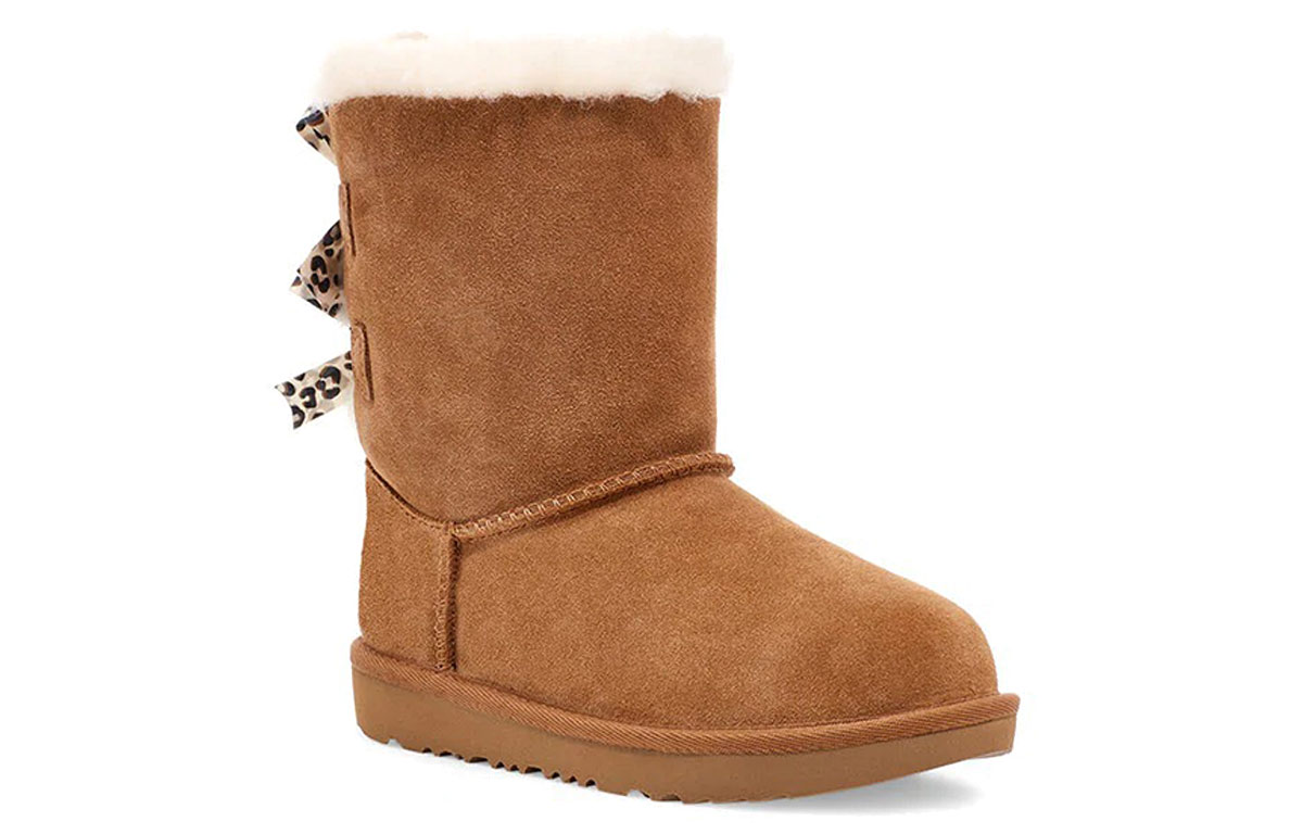 Lookbook (Youth) UGG Bailey Bow II 'Chestnut' 1118835K-CHE