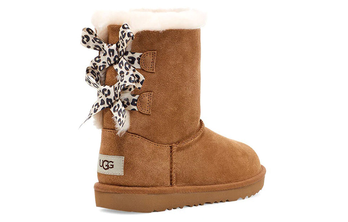Shop (Youth) UGG Bailey Bow II 'Chestnut' 1118835K-CHE