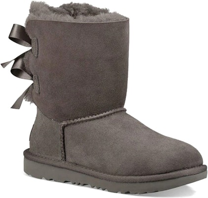 大童 UGG Bailey Bow II 加絨雪地靴 灰色 Lookbook 大童 UGG Bailey Bow II 加絨雪地靴 灰色