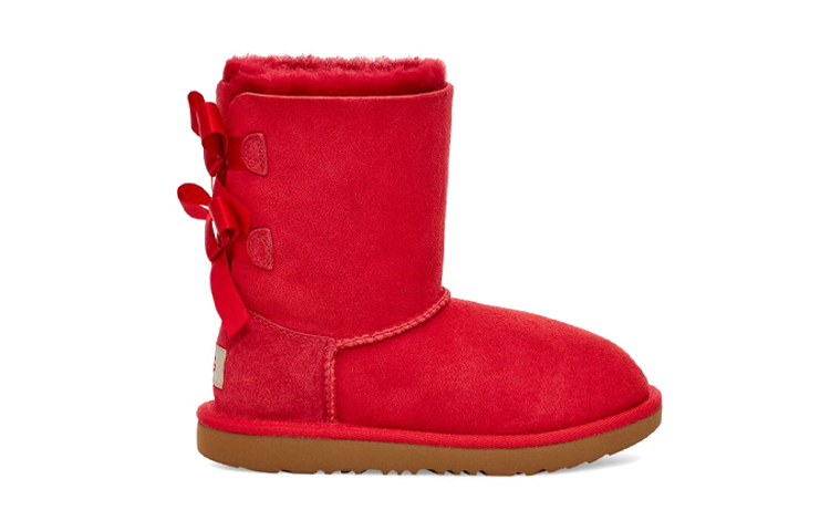 (Youth) UGG Bailey Bow II Boot Ribbon Red 圖 2