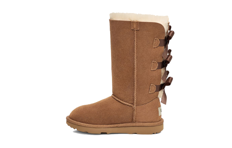 (Youth) UGG Bailey Bow II Tall 'Chestnut' 1090529K-CHE