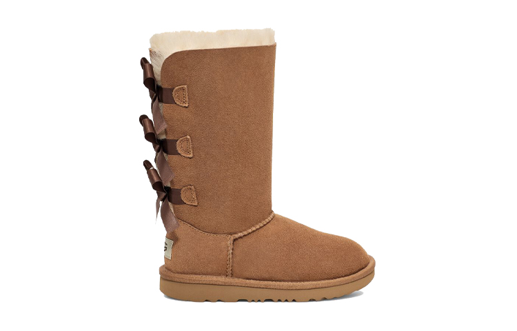 Order (Youth) UGG Bailey Bow II Tall 'Chestnut' 1090529K-CHE