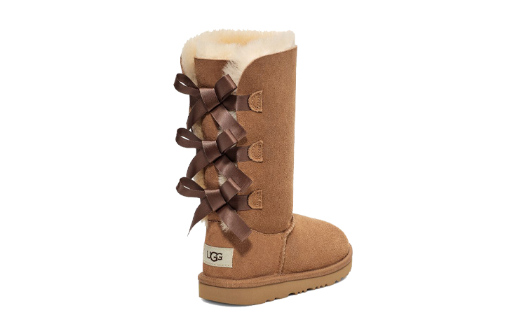 Lookbook (Youth) UGG Bailey Bow II Tall 'Chestnut' 1090529K-CHE