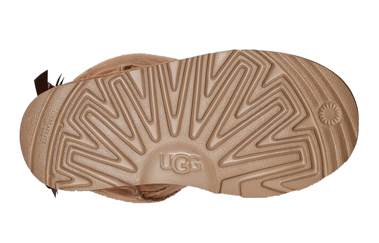 Purchase (Youth) UGG Bailey Bow II Tall 'Chestnut' 1090529K-CHE