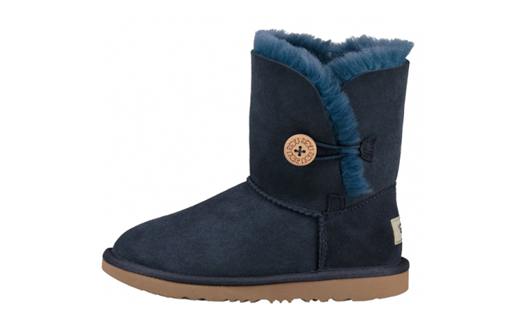 (Youth) UGG Bailey Button II 'Navy' 1017400K-NAVY