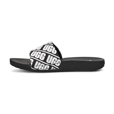 (Youth) UGG Beach Slide 'Repeat Graphic - Black White'