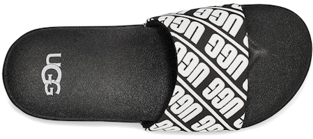 (JR) UGGビーチスライド 黑白 (UGG Beach Slide Black/White) 1107981K-BWHT Shop (JR) UGGビーチスライド 黑白 (UGG Beach Slide Black/White) 1107981K-BWHT