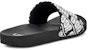 (JR) UGG Selipar Pantai Hitam Putih 1107981K-BWHT