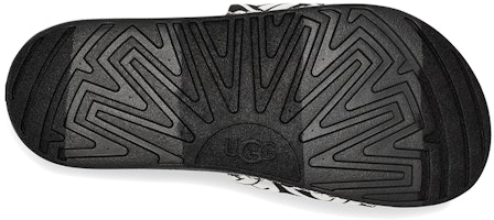(JR) UGGビーチスライド 黑白 (UGG Beach Slide Black/White) 1107981K-BWHT Details for (JR) UGGビーチスライド 黑白 (UGG Beach Slide Black/White) 1107981K-BWHT