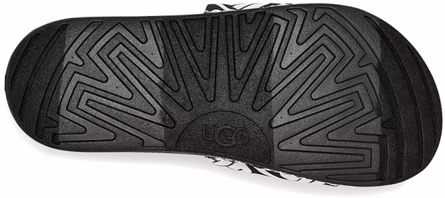 (JR) UGG Sandalia Playa Negra y Blanca 1107981K-BWHT Details for (JR) UGG Sandalia Playa Negra y Blanca 1107981K-BWHT