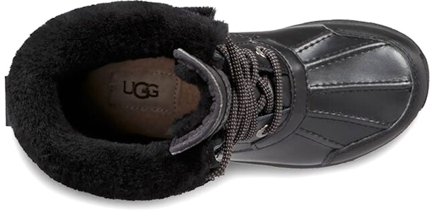 UGG Butte 2 舒適保暖羊毛雪地靴 大童 黑色 Shop UGG Butte 2 舒適保暖羊毛雪地靴 大童 黑色