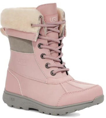 兒童 UGG Butte2 皮革圓頭繫帶 低筒 兒童靴子 粉紅色 Order 兒童 UGG Butte2 皮革圓頭繫帶 低筒 兒童靴子 粉紅色