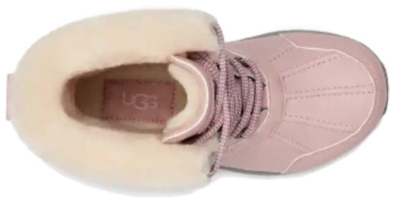 兒童 UGG Butte2 皮革圓頭繫帶 低筒 兒童靴子 粉紅色 Shop 兒童 UGG Butte2 皮革圓頭繫帶 低筒 兒童靴子 粉紅色