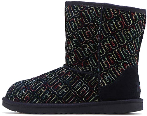 (Youth) UGG Classic II Boot 'Graphic Stitch - Black' 1112383K-BLK Buy (Youth) UGG Classic II Boot 'Graphic Stitch - Black' 1112383K-BLK