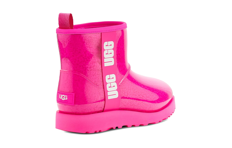 Shop 大童 UGG 經典迷你透明果凍雪地靴 紫色