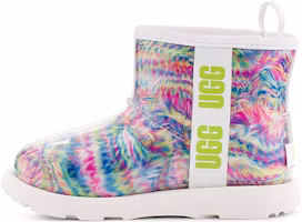 (Youth) UGG Classic Clear Mini Pixelate Boot White 1129051K-WHT (Youth) UGG Classic Clear Mini Pixelate Boot White 1129051K-WHT