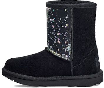 (JR) UGG 클래식 II '클리어 블랙 글리터' (UGG Classic II 'Clear Black Glitter') 1121014K-BLK Buy (JR) UGG 클래식 II '클리어 블랙 글리터' (UGG Classic II 'Clear Black Glitter') 1121014K-BLK