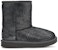 (JR) UGG Klasik II 'Hitam Metalik' 1123663K-MTL